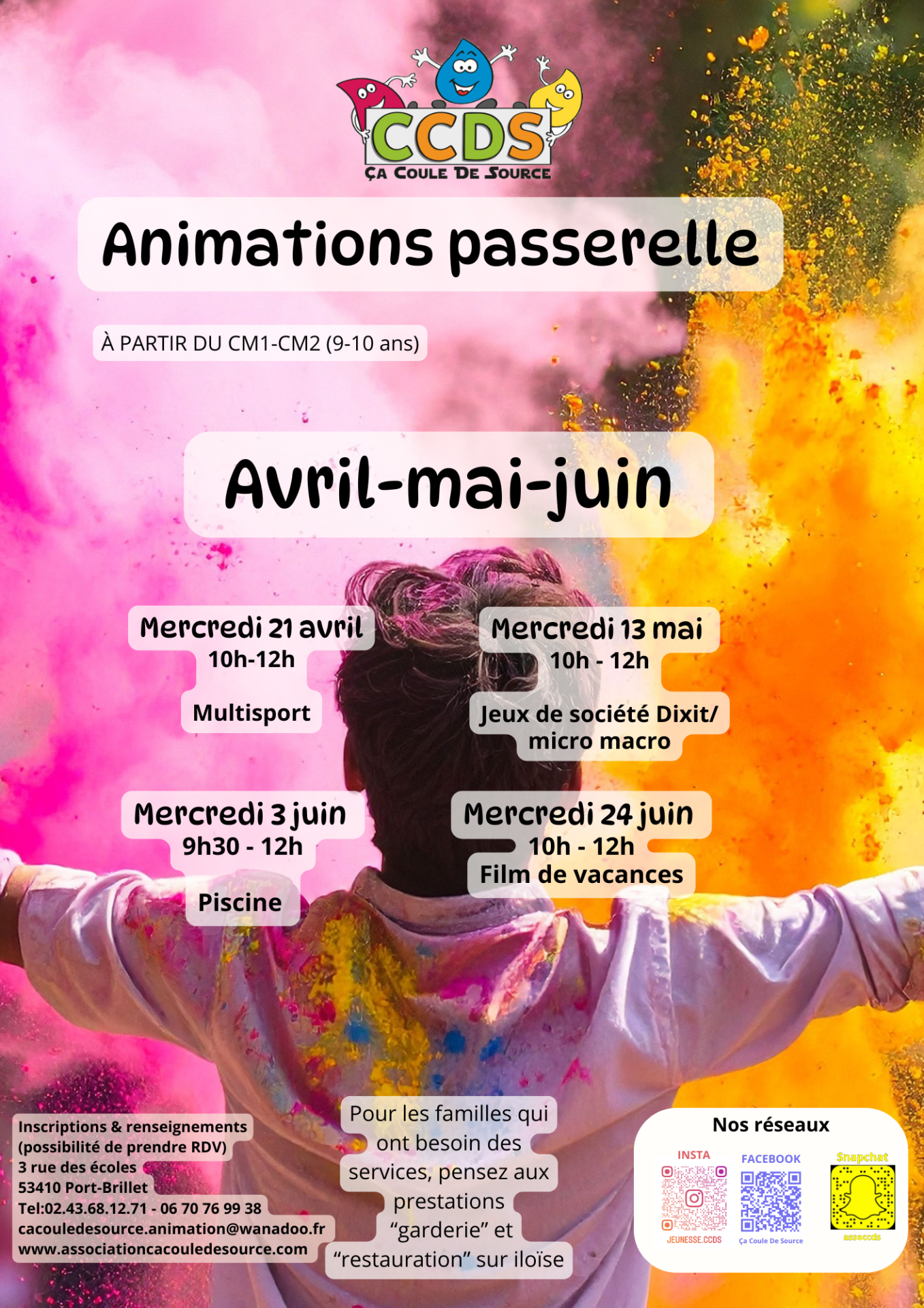 Animations passerelle printemps