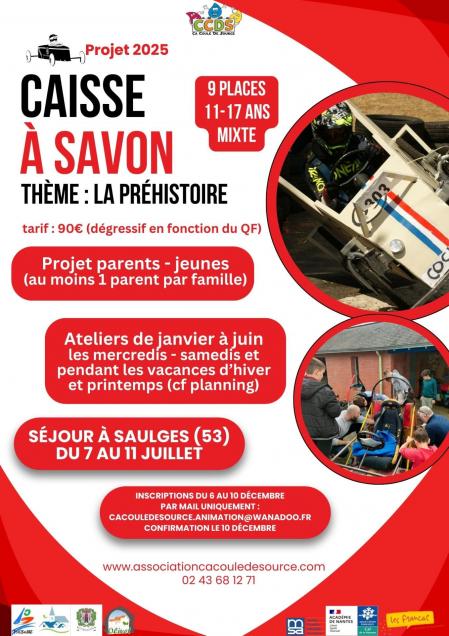 Caisse a savon com affiche