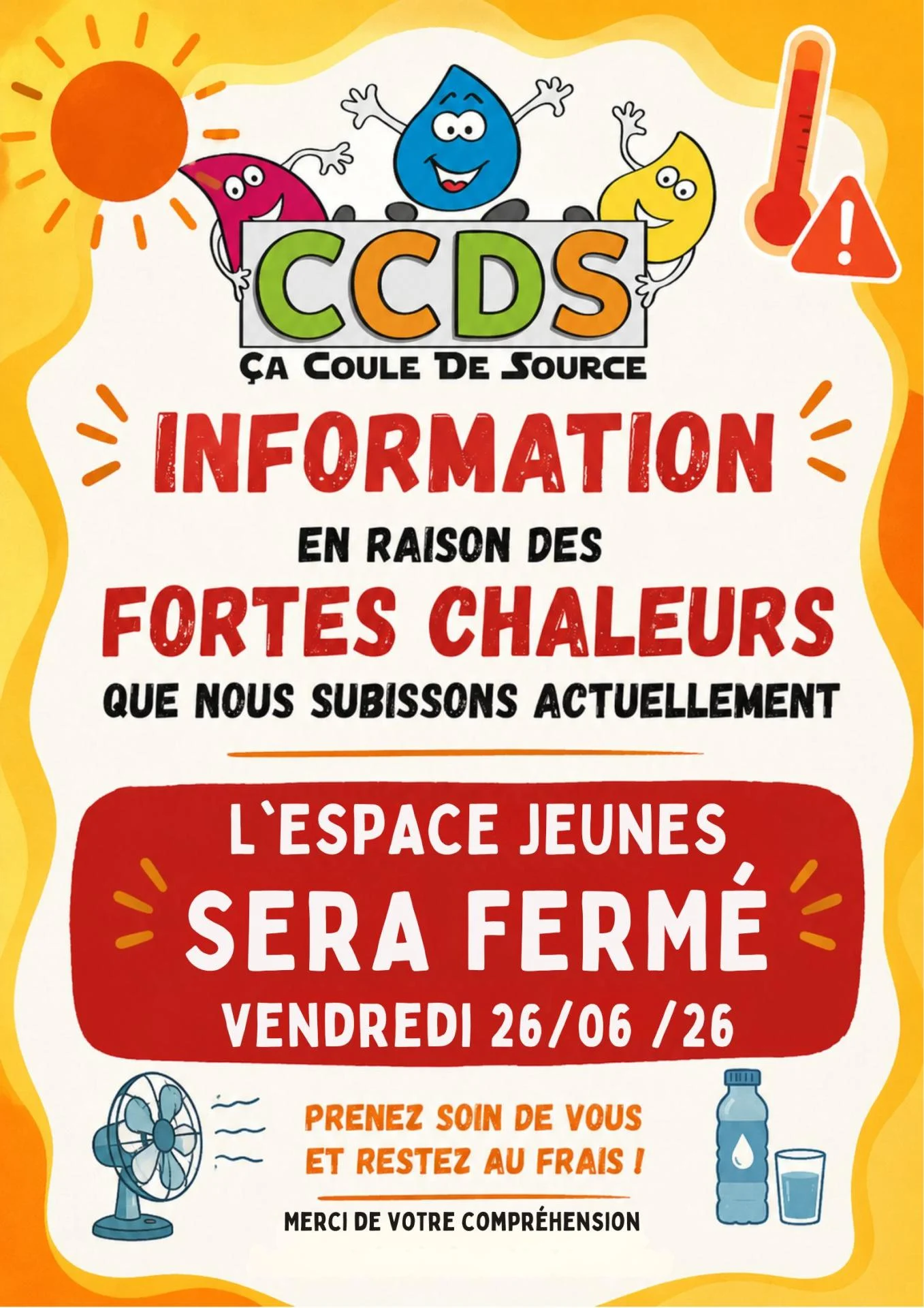 Fermeture exceptionnelle